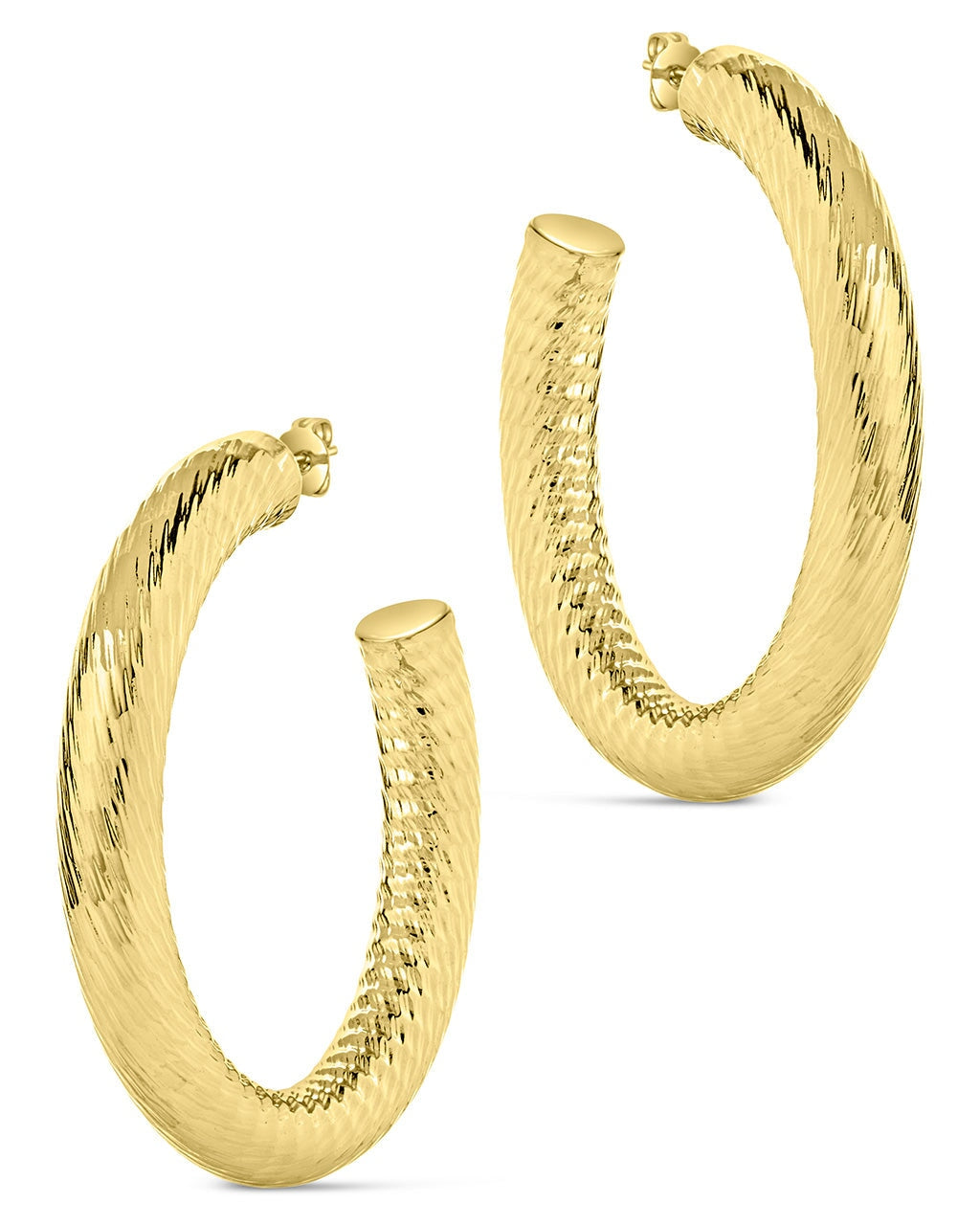Alayna Hoops Earring Sterling Forever