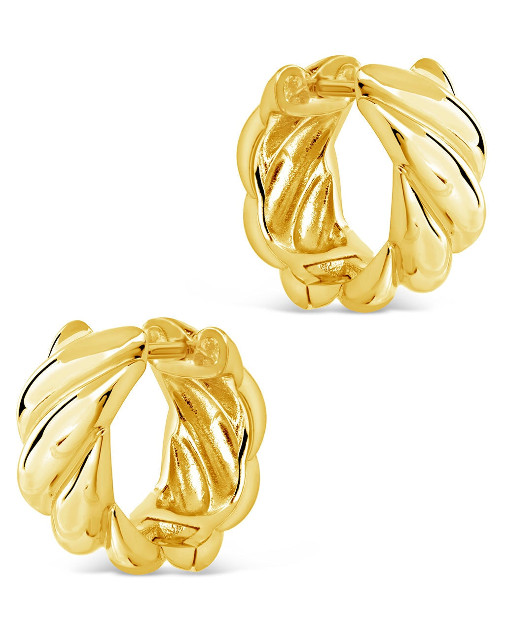 Bailey Micro Hoops Earring Sterling Forever