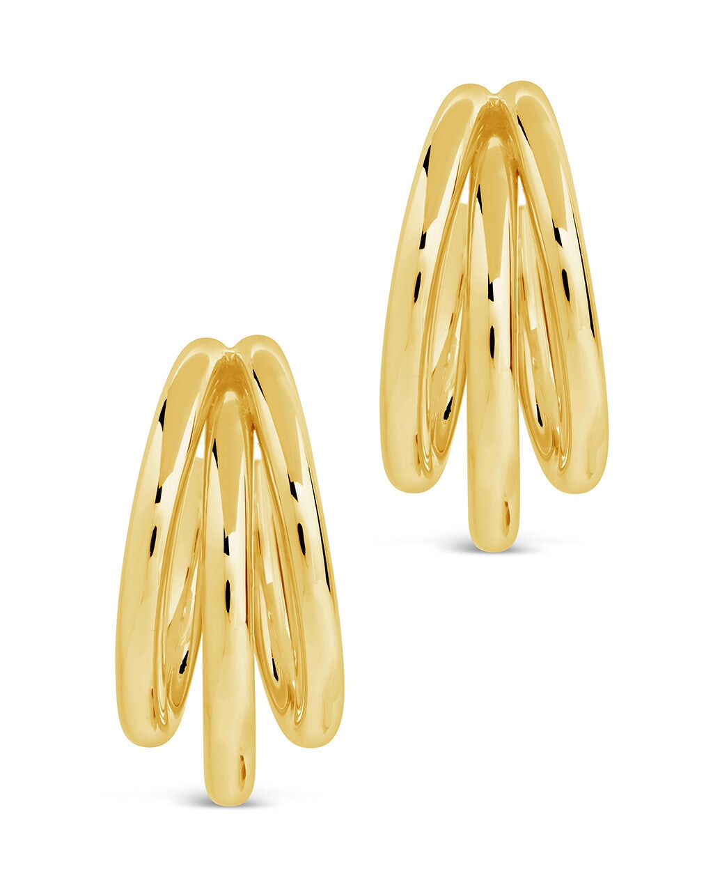 Michaela Triple Hoops Earring Sterling Forever