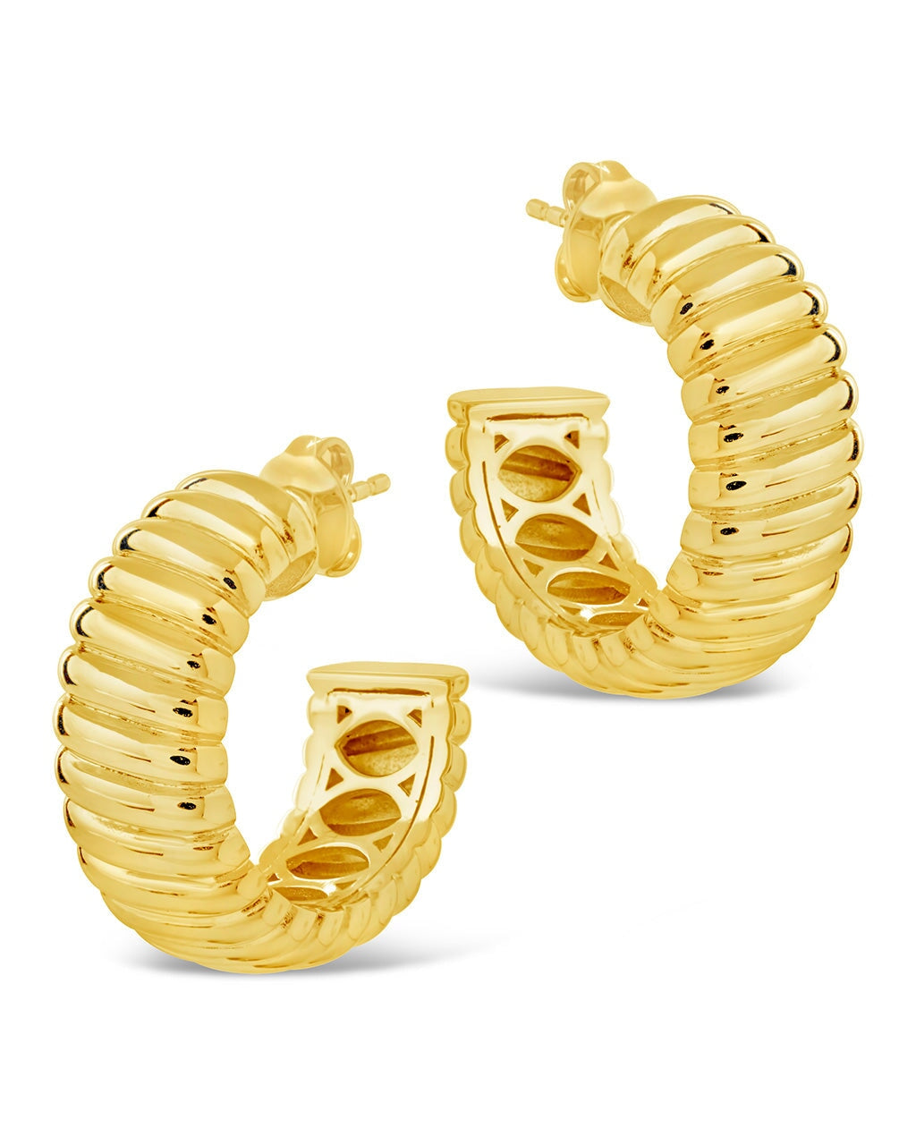 Jamie Hoops Earring Sterling Forever