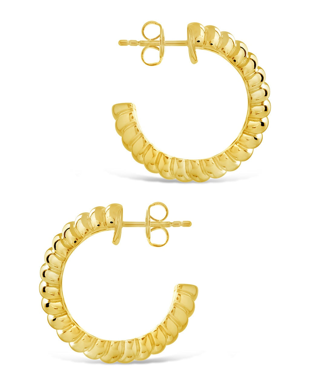 Jamie Hoops Earring Sterling Forever