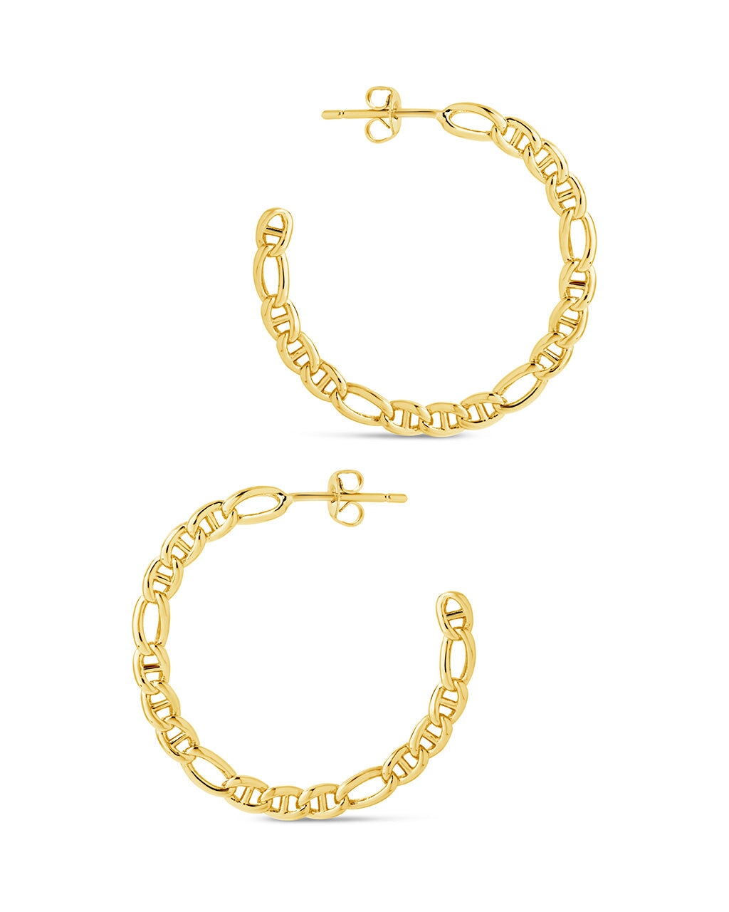 Rylan Hoops Earring Sterling Forever