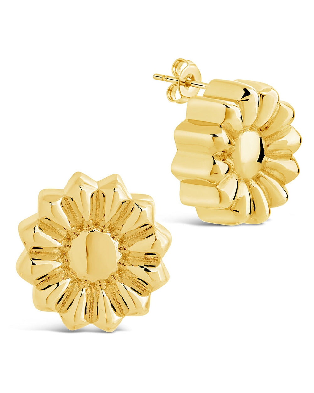 Canelé Stud Earrings Earring Sterling Forever Gold 