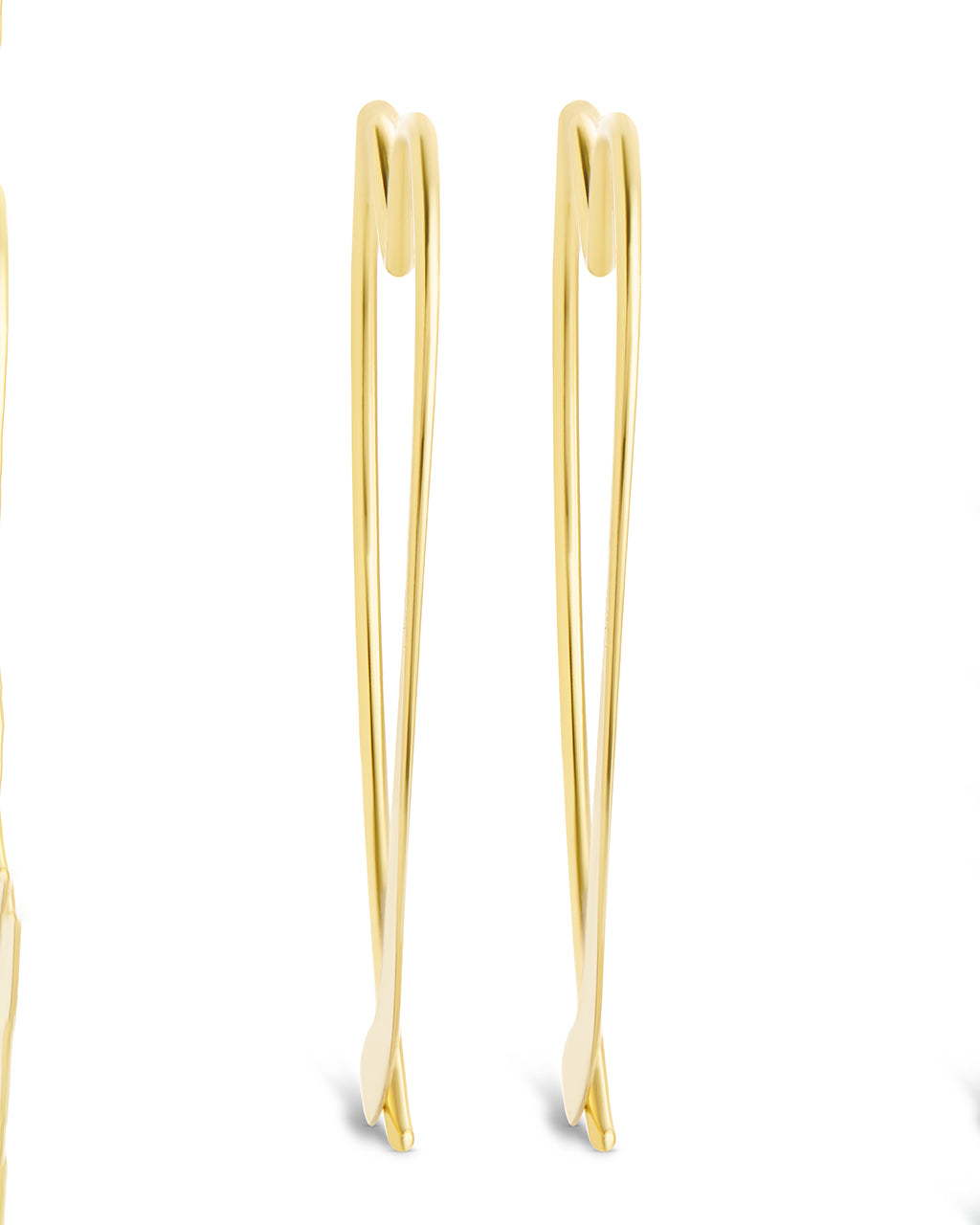 Rorie Heart Threader Hoops