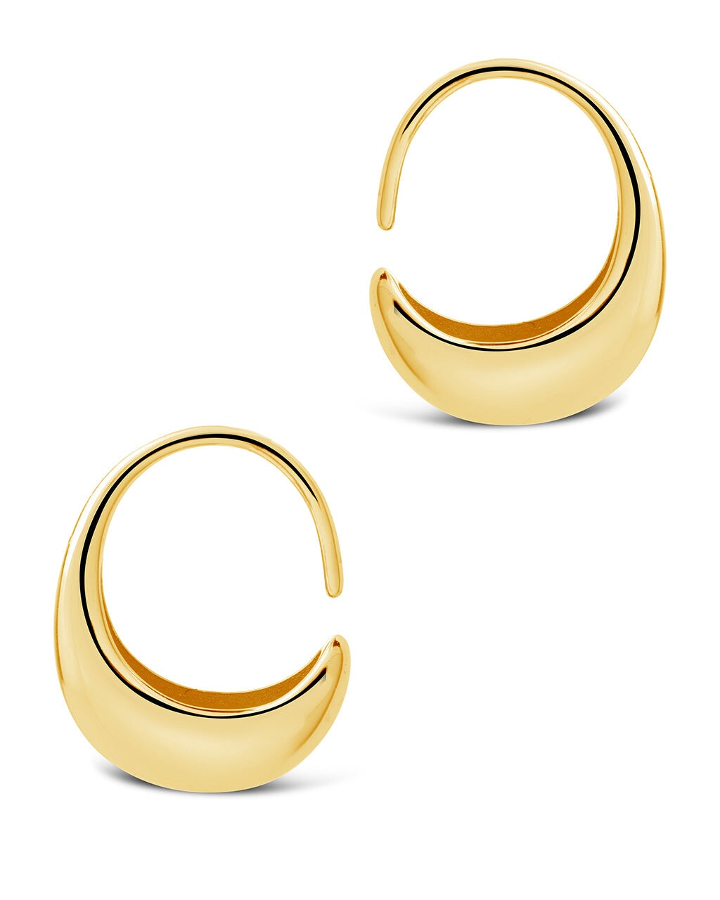 Gia Threader Hoops Earring Sterling Forever
