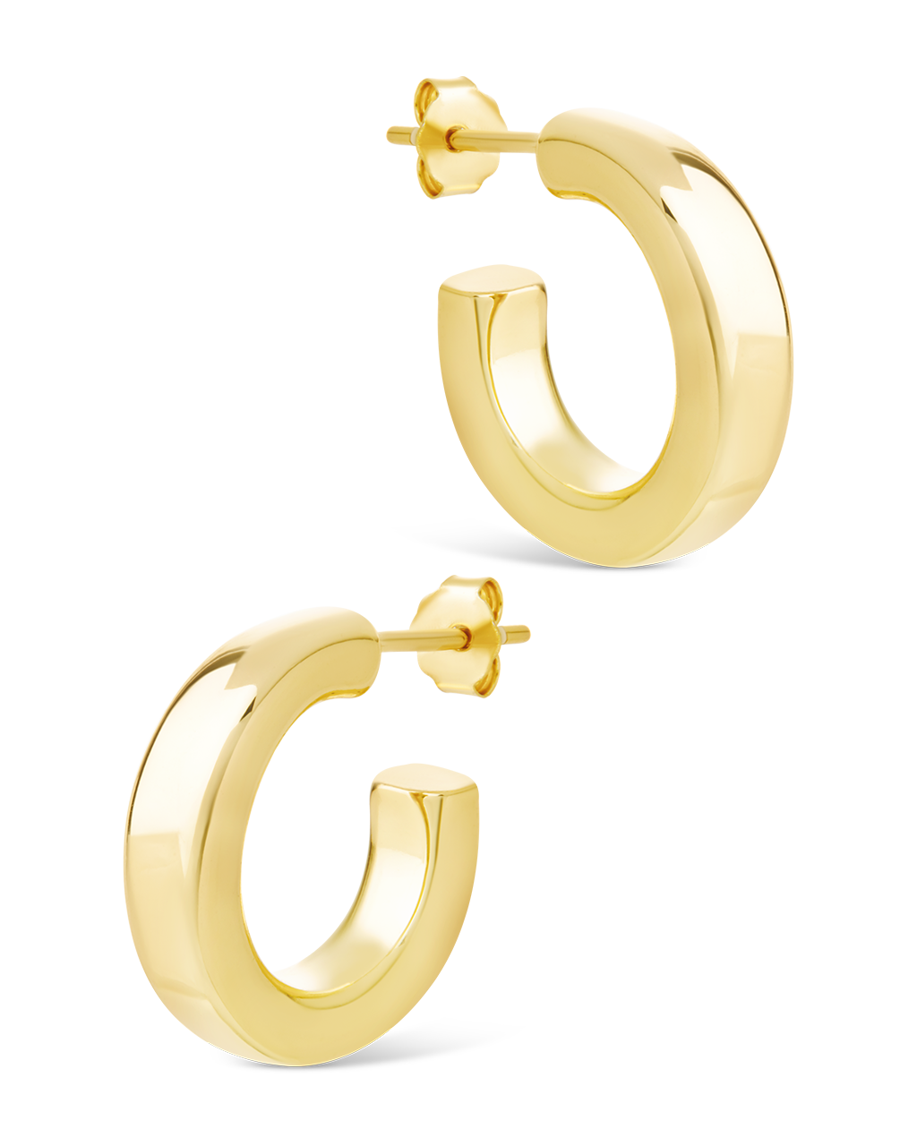 Sterling Silver Marisa Polished Stud Earrings