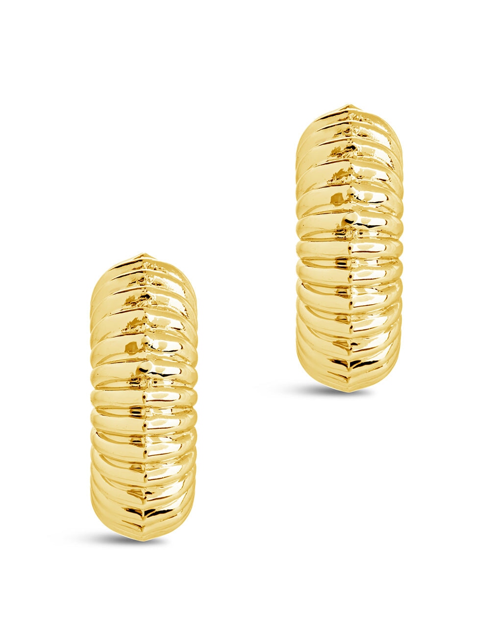 Dakota Hoops Earring Sterling Forever