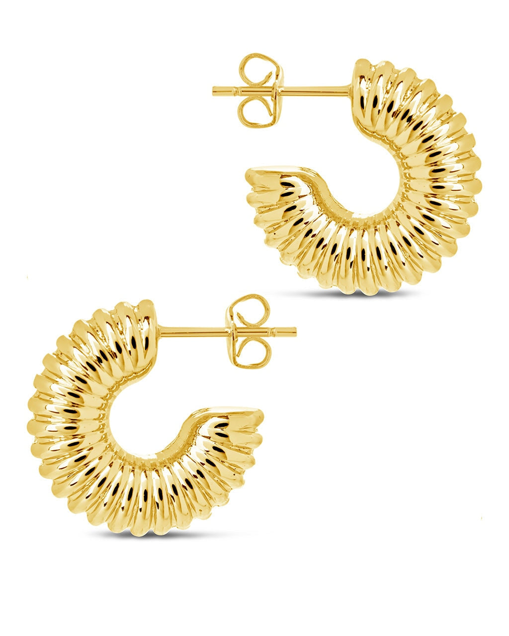 Dakota Hoops Earring Sterling Forever