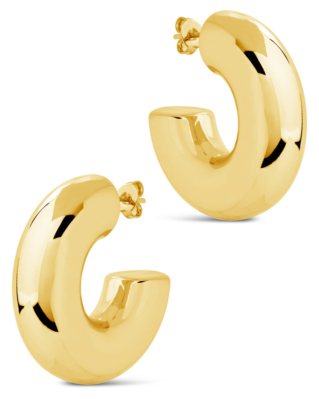 Wynonna Tube Hoops Earring Sterling Forever