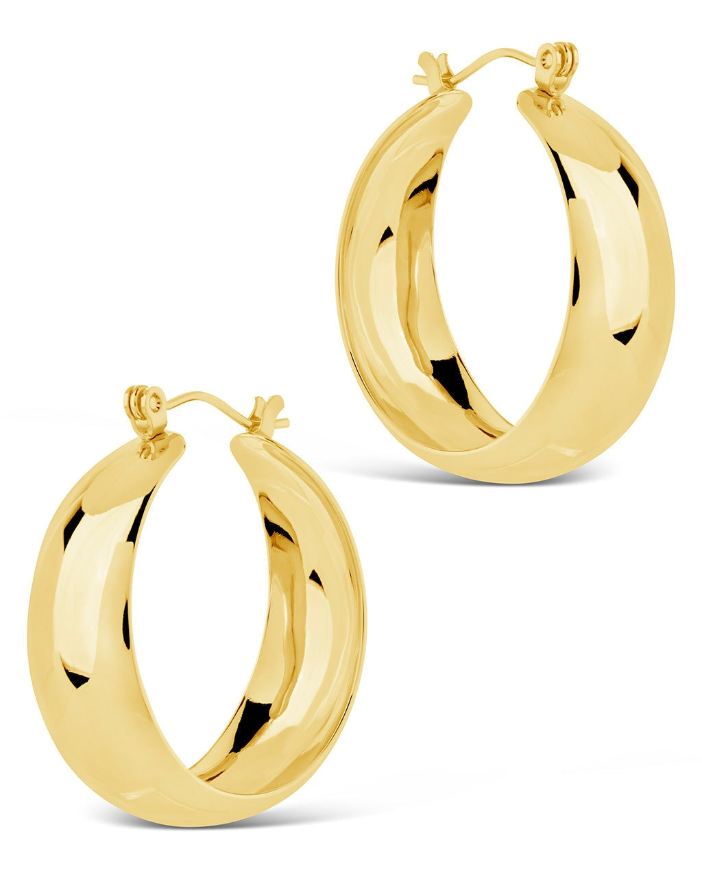 Hazel Hoops Earring Sterling Forever