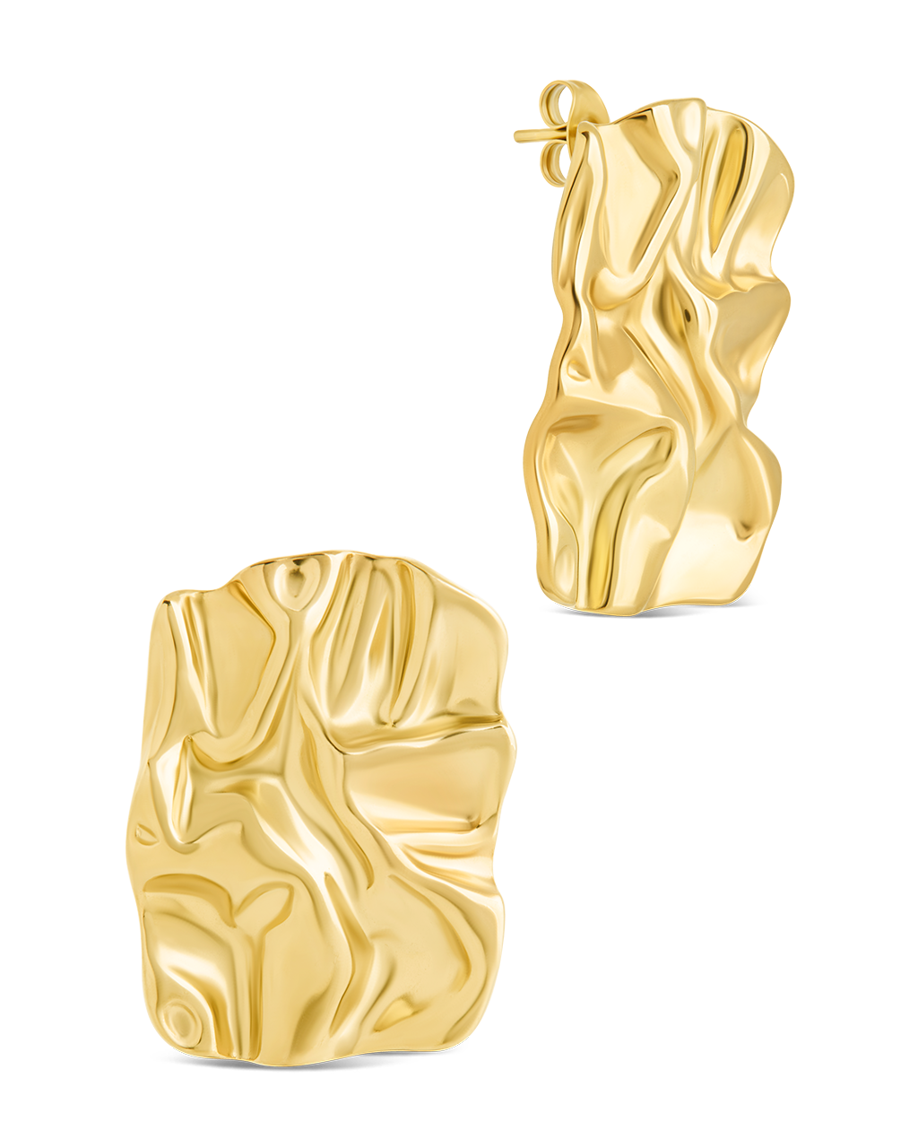 Molten Metal Callan Square Statement Studs