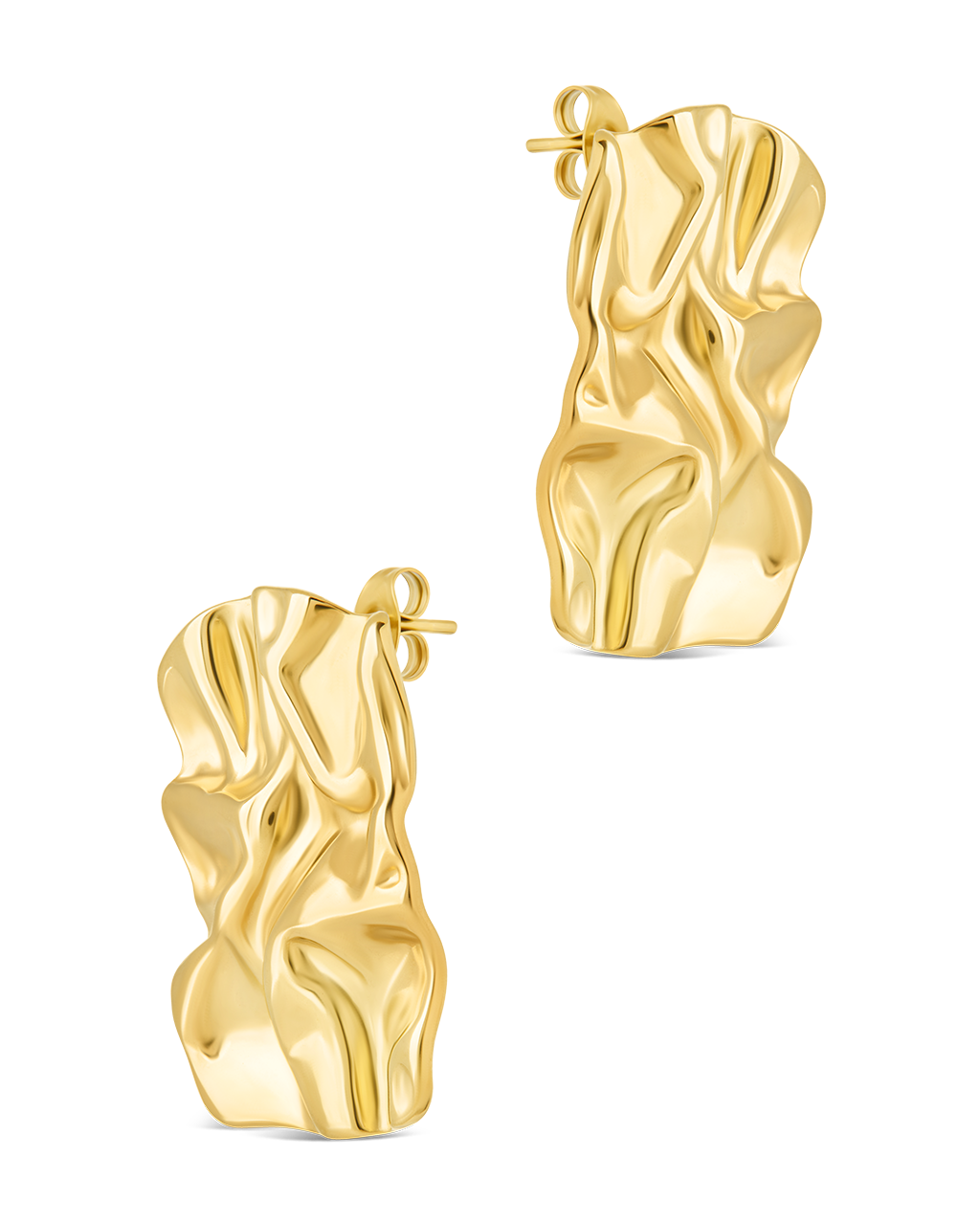 Molten Metal Callan Square Statement Studs