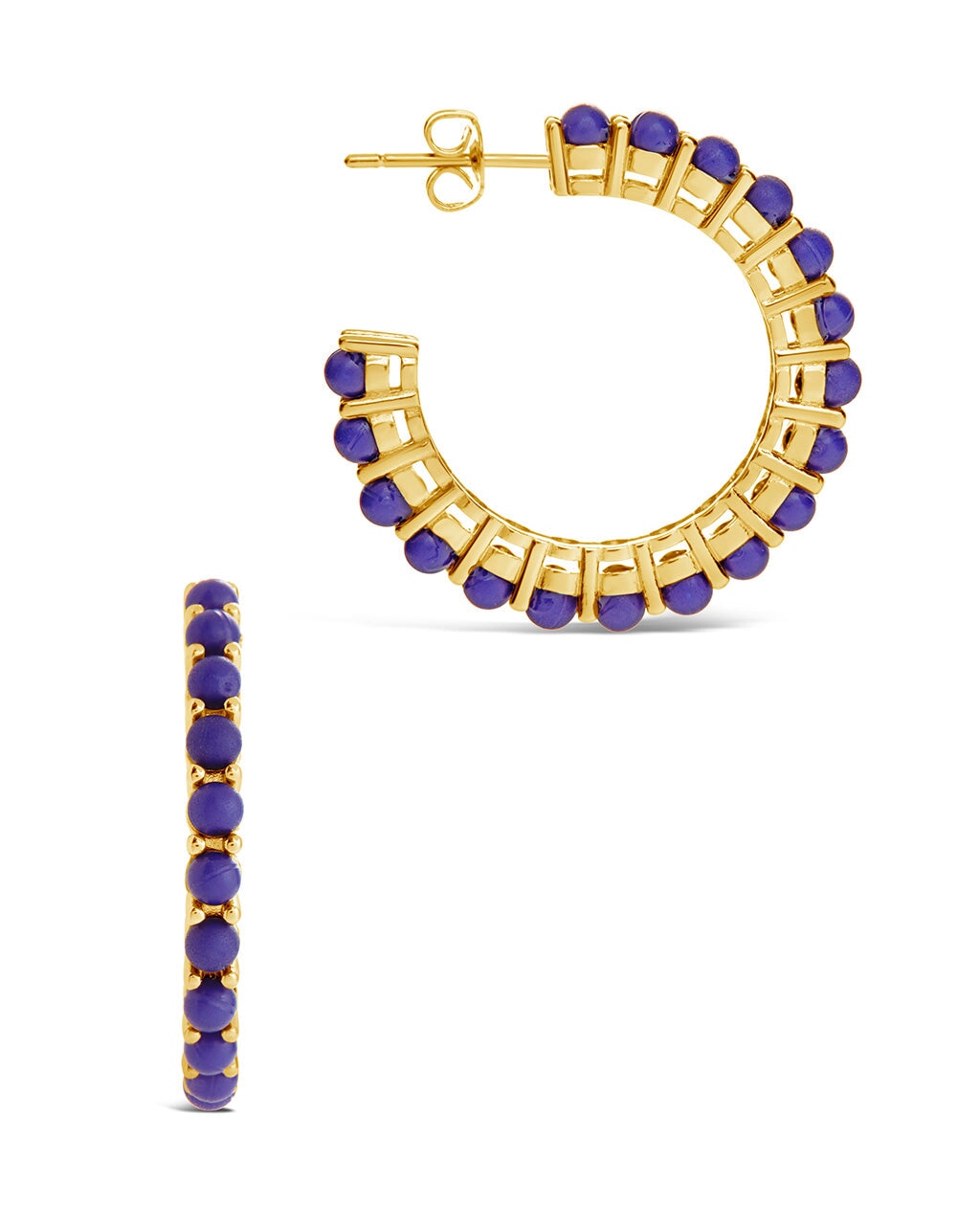 Noella Hoops Earring Sterling Forever Gold