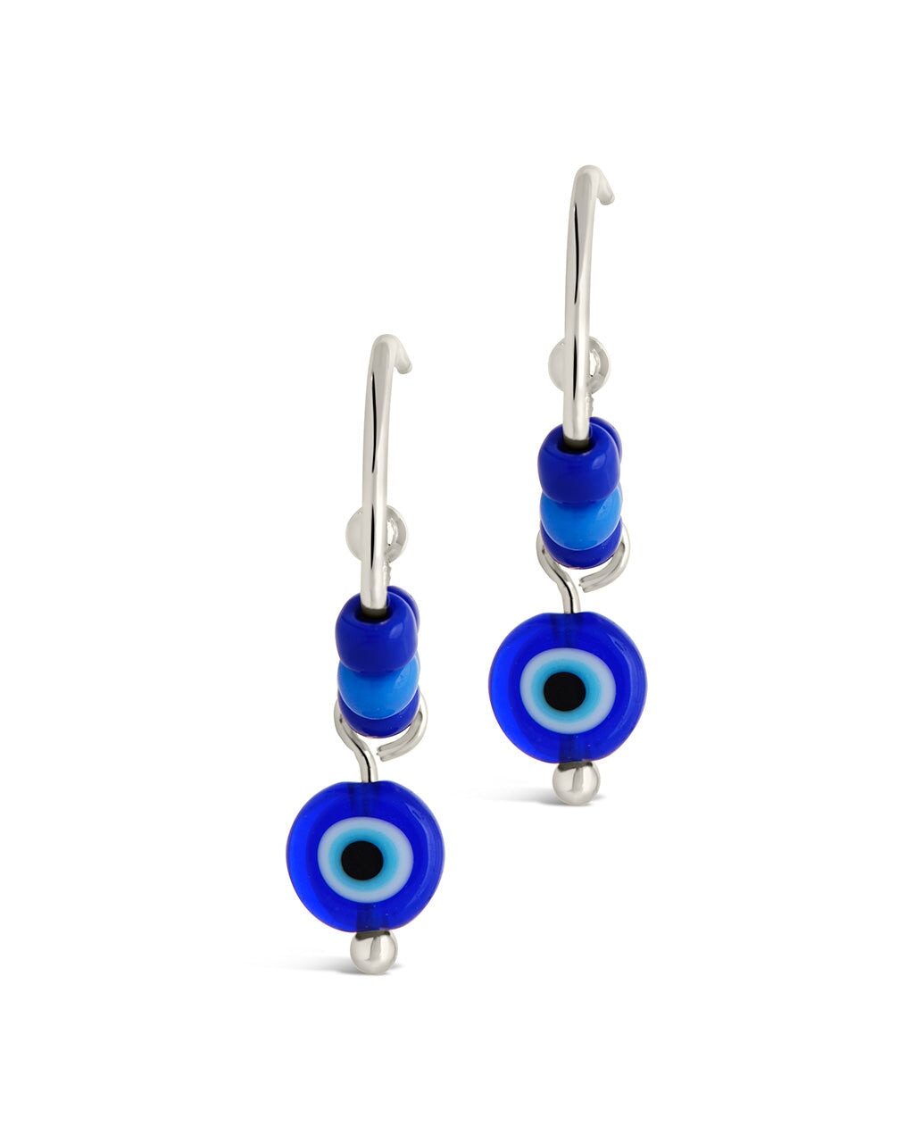 Sibyl Evil Eye Beaded Hoop Earrings Earring Sterling Forever