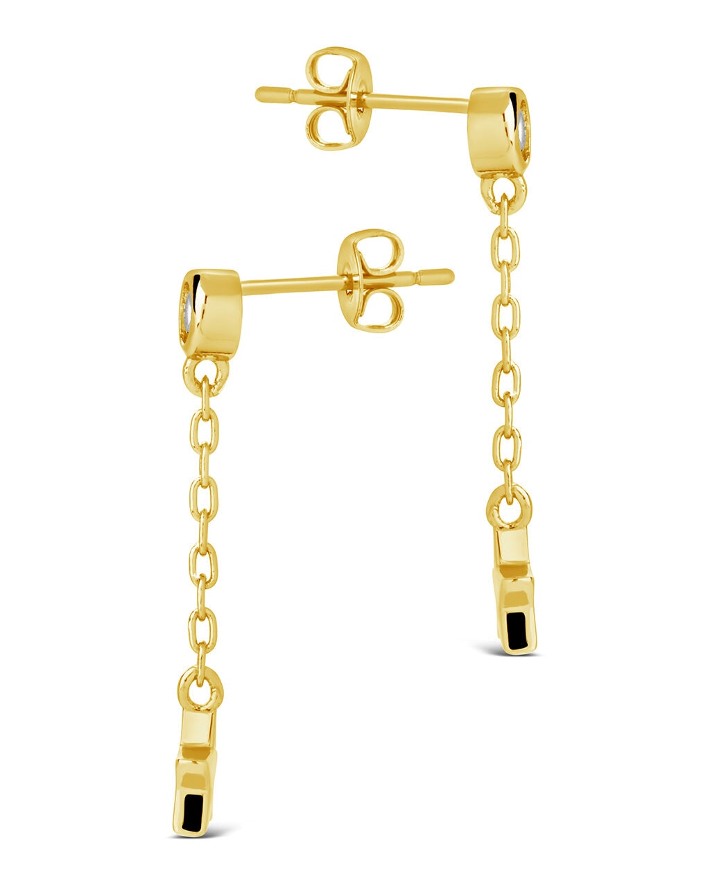Deja Drop Studs Earring Sterling Forever
