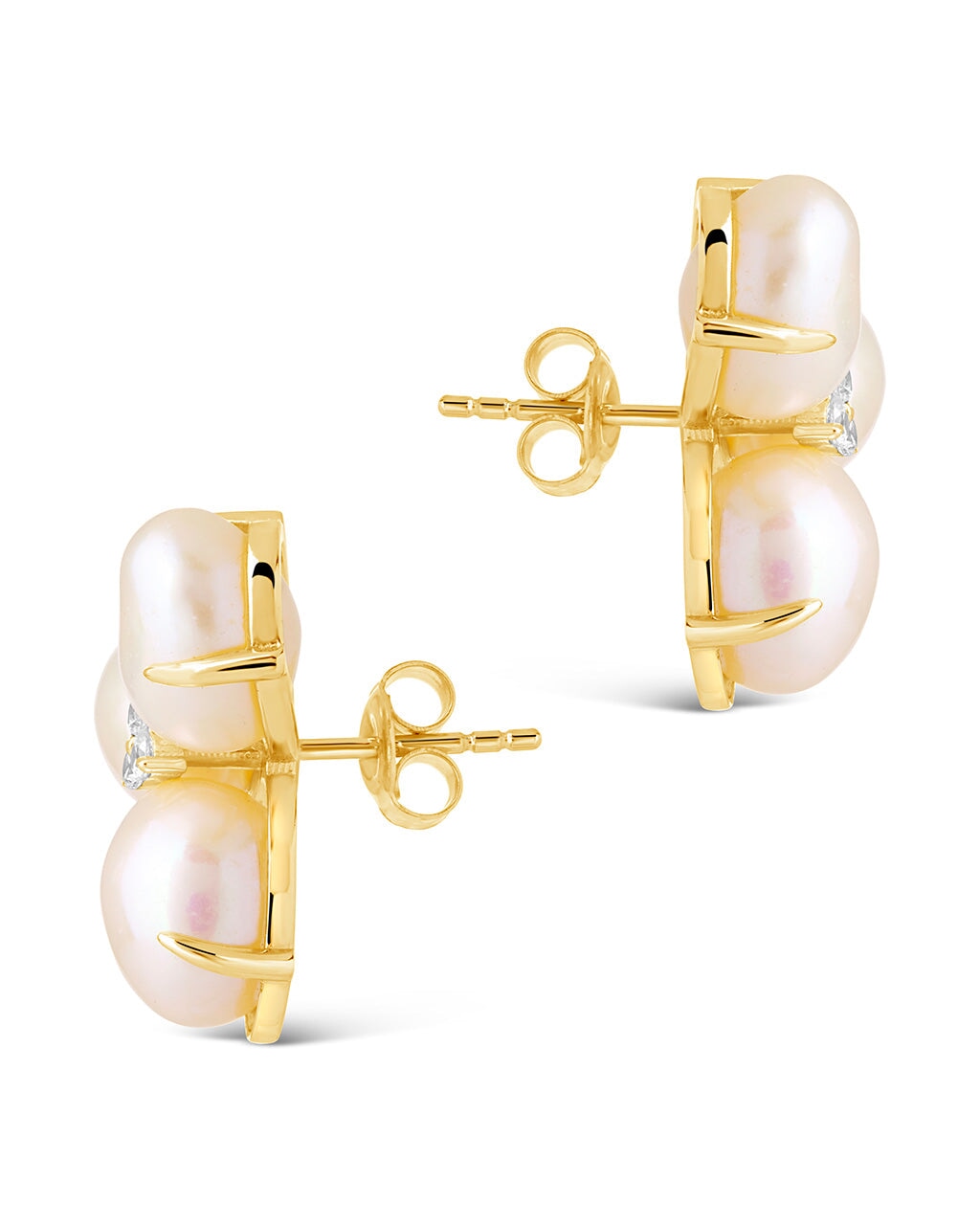 Olive Pearl Studs Earring Sterling Forever