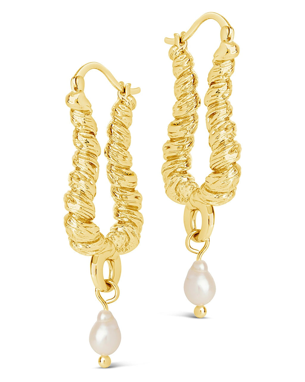 Sylvie Statement Hoops Earring Sterling Forever 