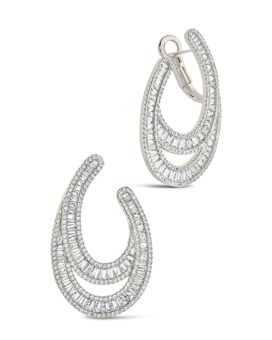 Gabriella Drop Studs Earring Sterling Forever Silver