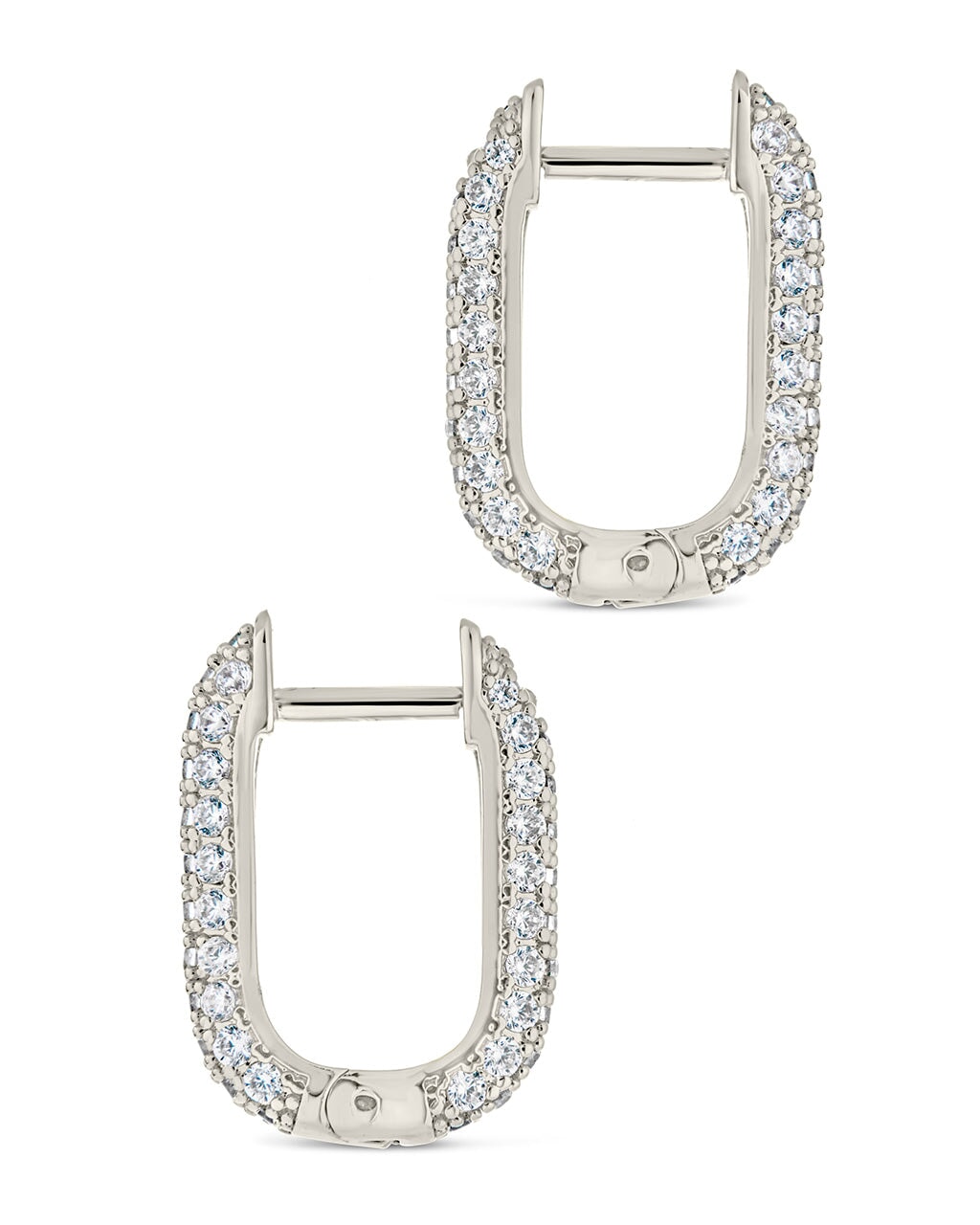 Mara CZ Hoops Earring Sterling Forever