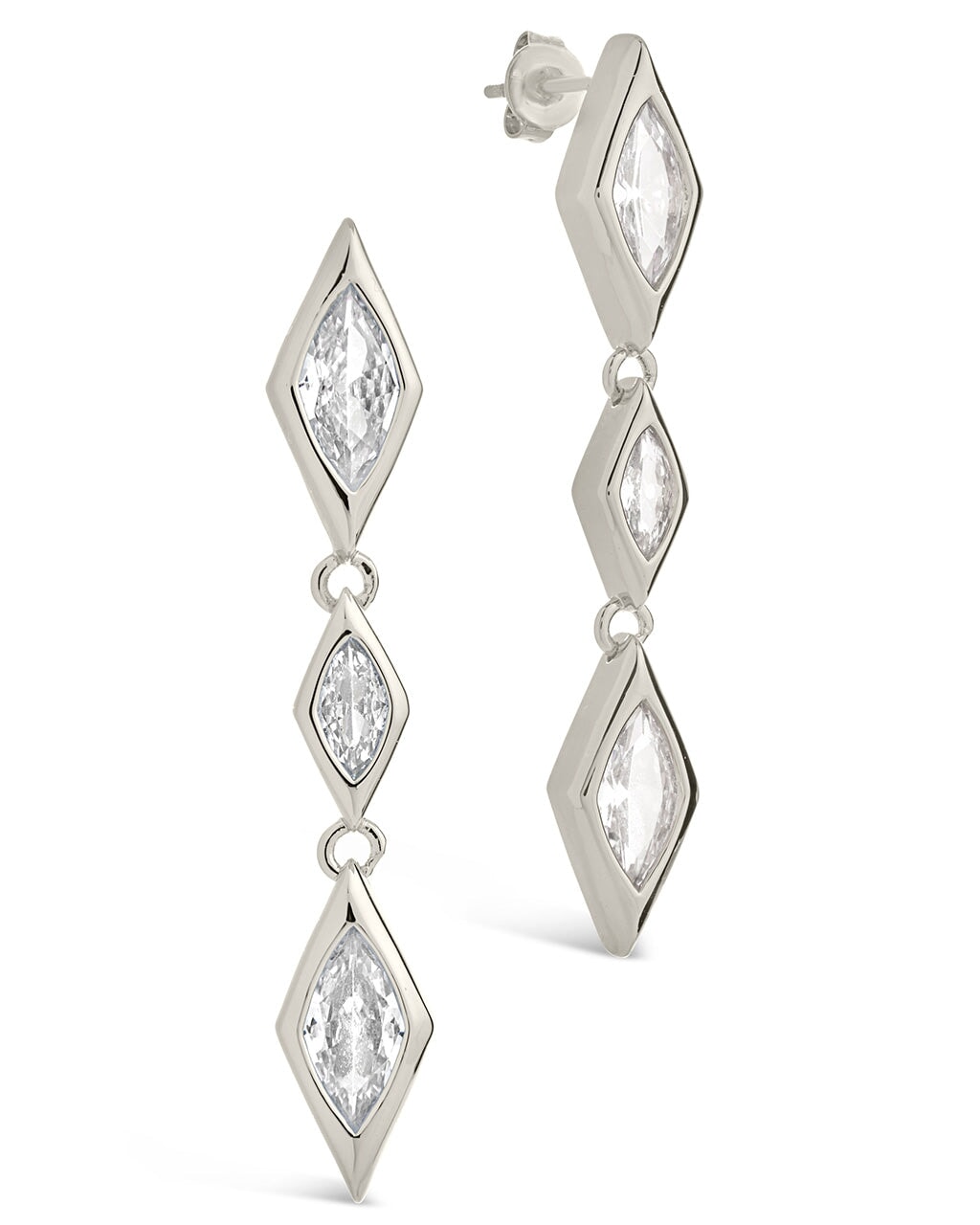 Lissie Drop Studs Earring Sterling Forever Silver