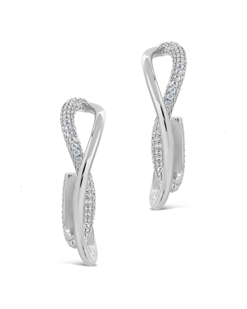 Erica Hoops Earring Sterling Forever