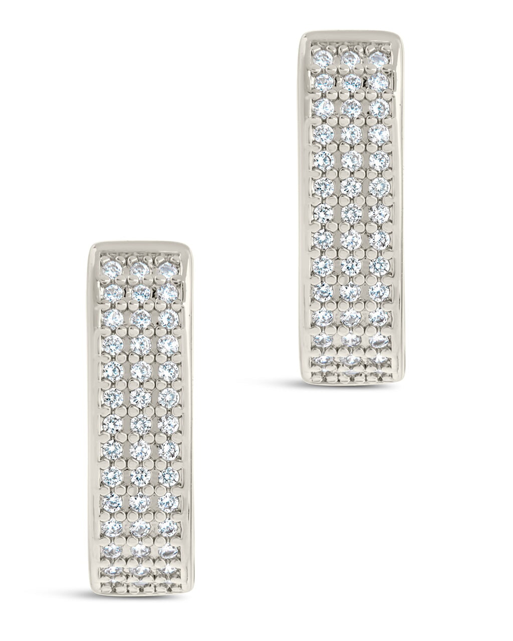 Renee Hoops Earring Sterling Forever