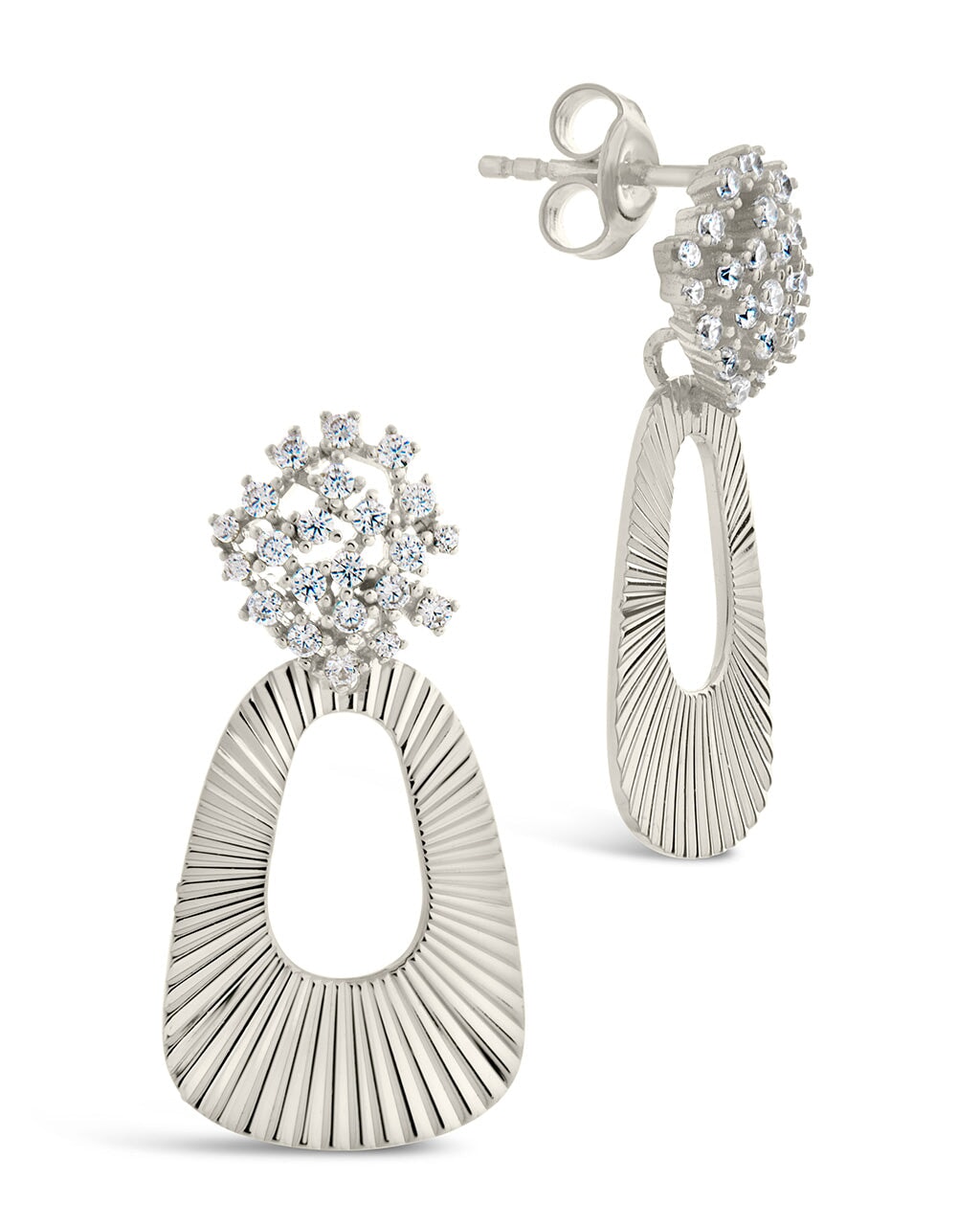 Ariana Statement Drop Earrings Earring Sterling Forever Silver