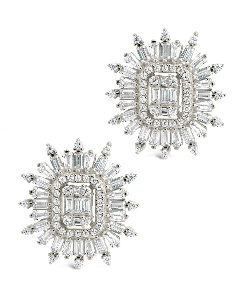 Mari CZ Studs Earring Sterling Forever 