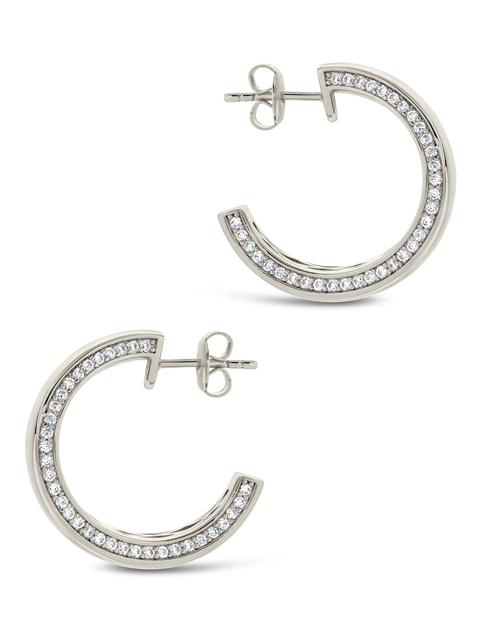 Becky Hoops Earring Sterling Forever
