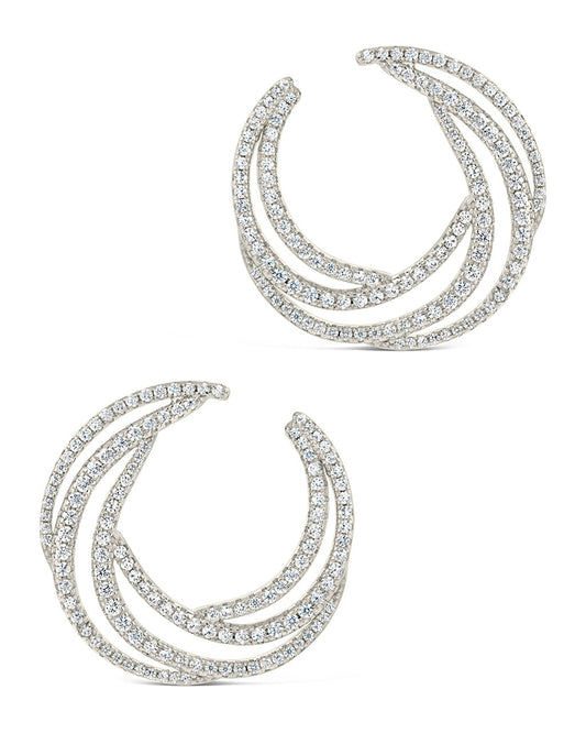 Emma Statement Studs Earring Sterling Forever Silver