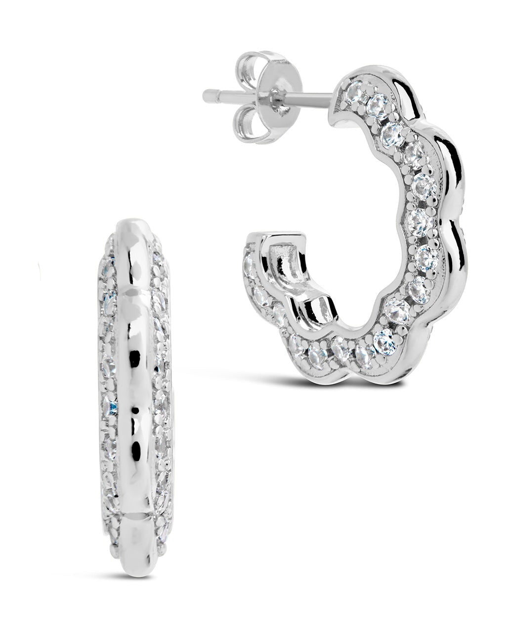 Marisole Hoops Earring Sterling Forever Silver