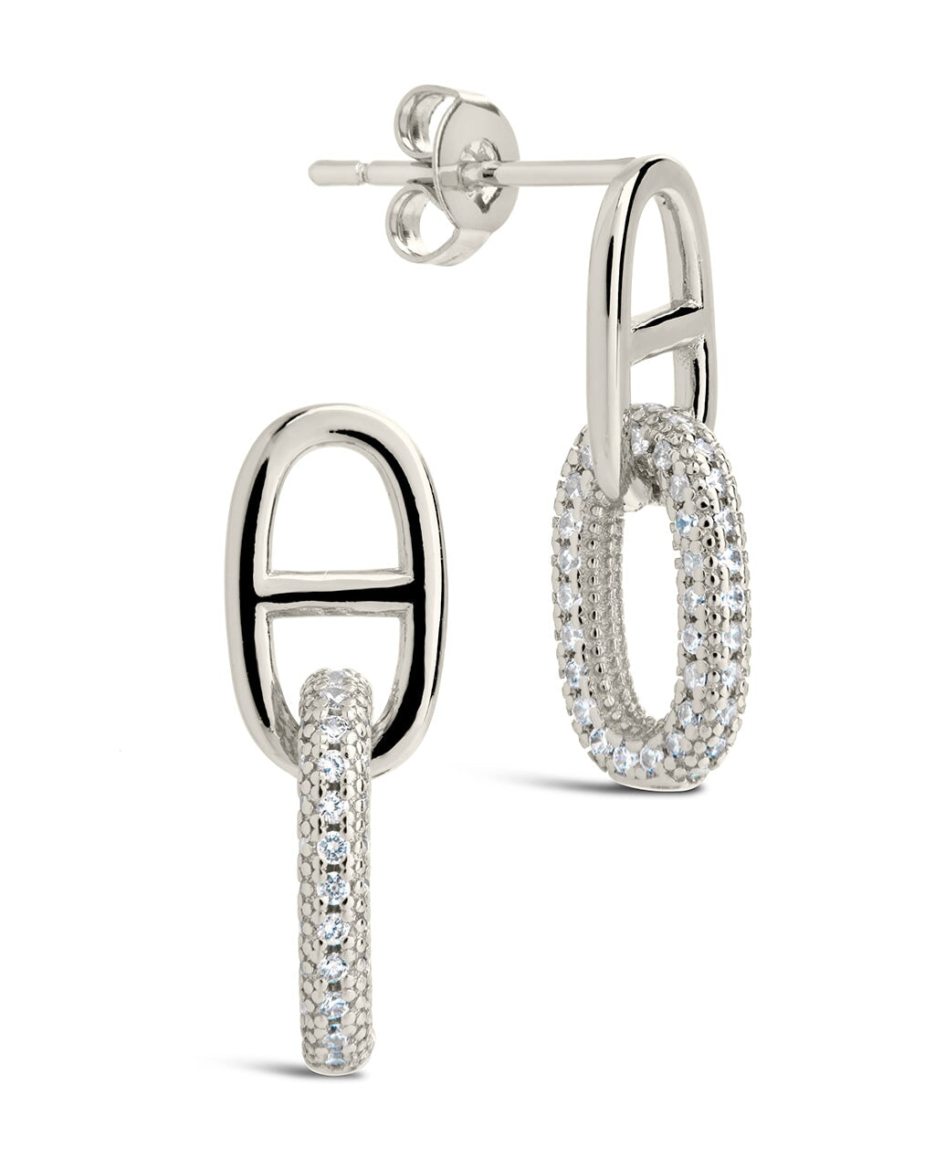 Reina Drop Studs Earring Sterling Forever Silver