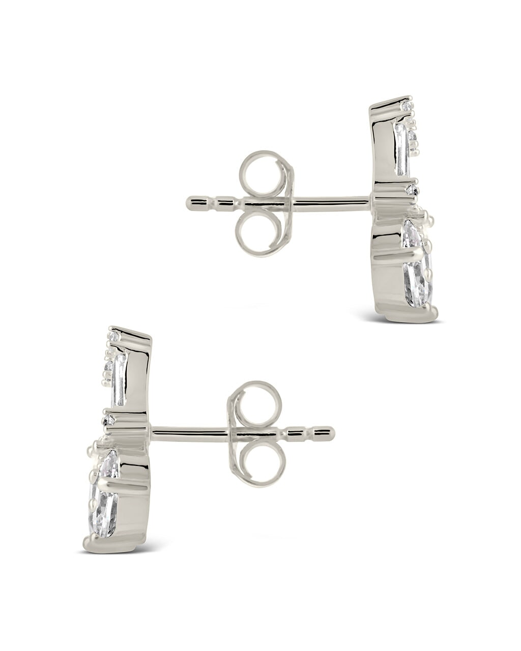 Aviana CZ Studs Earring Sterling Forever