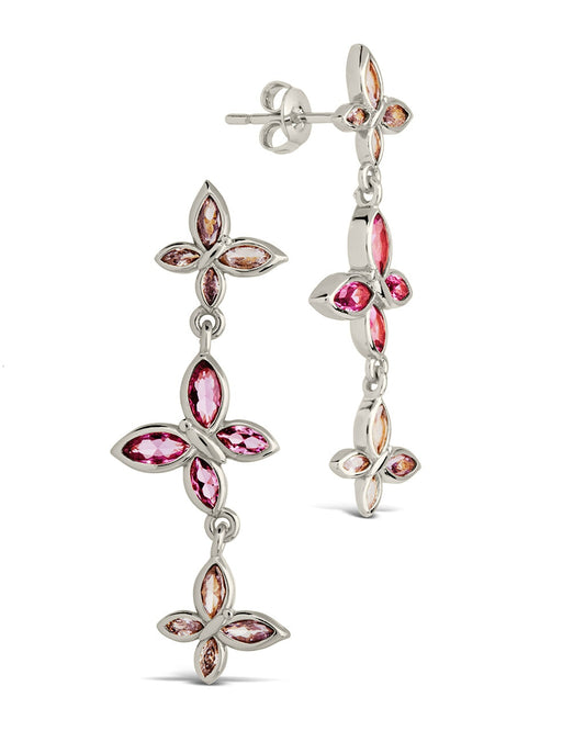 Caria Drop Studs Earring Sterling Forever Silver
