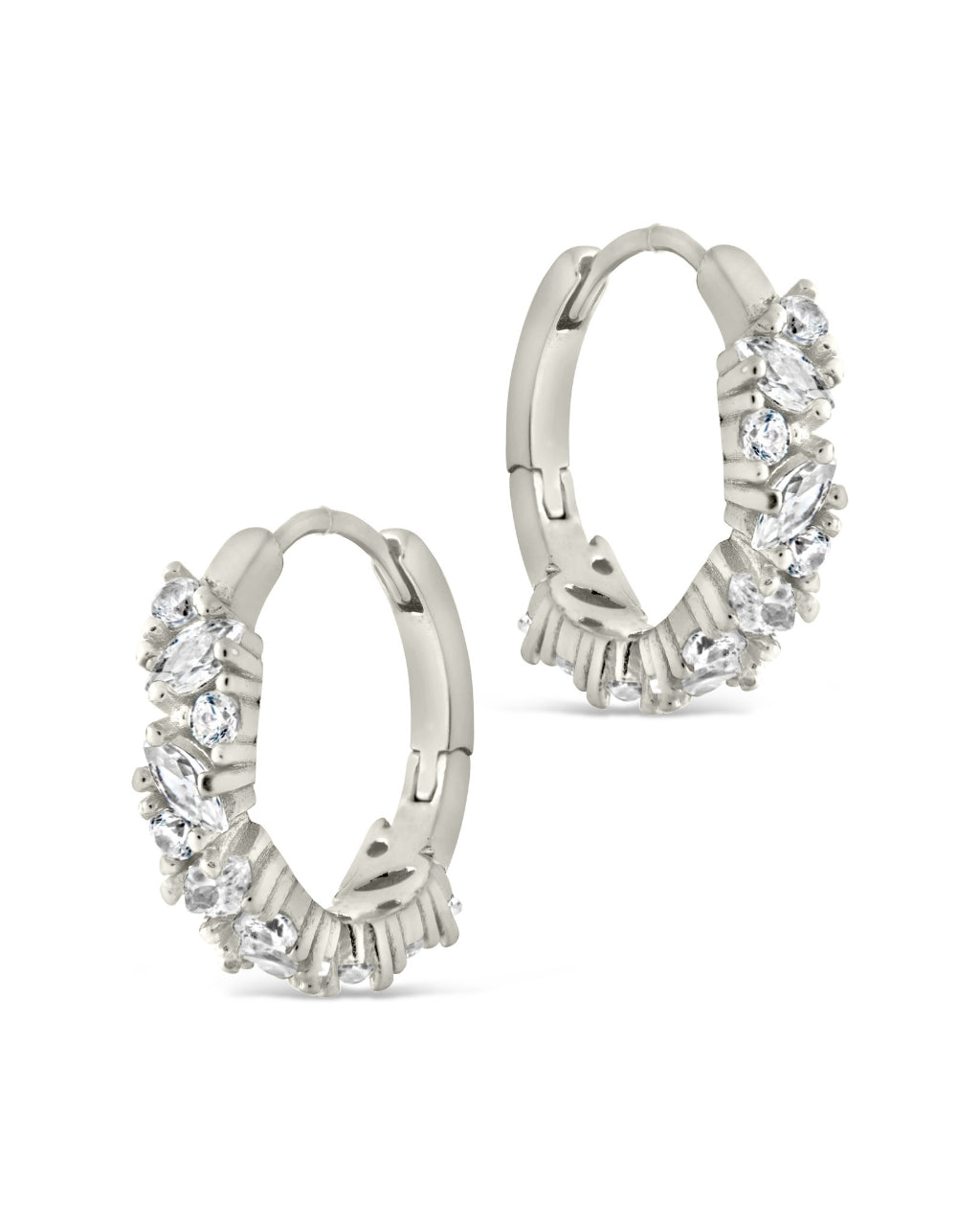 Georgia CZ Micro Hoop Earrings