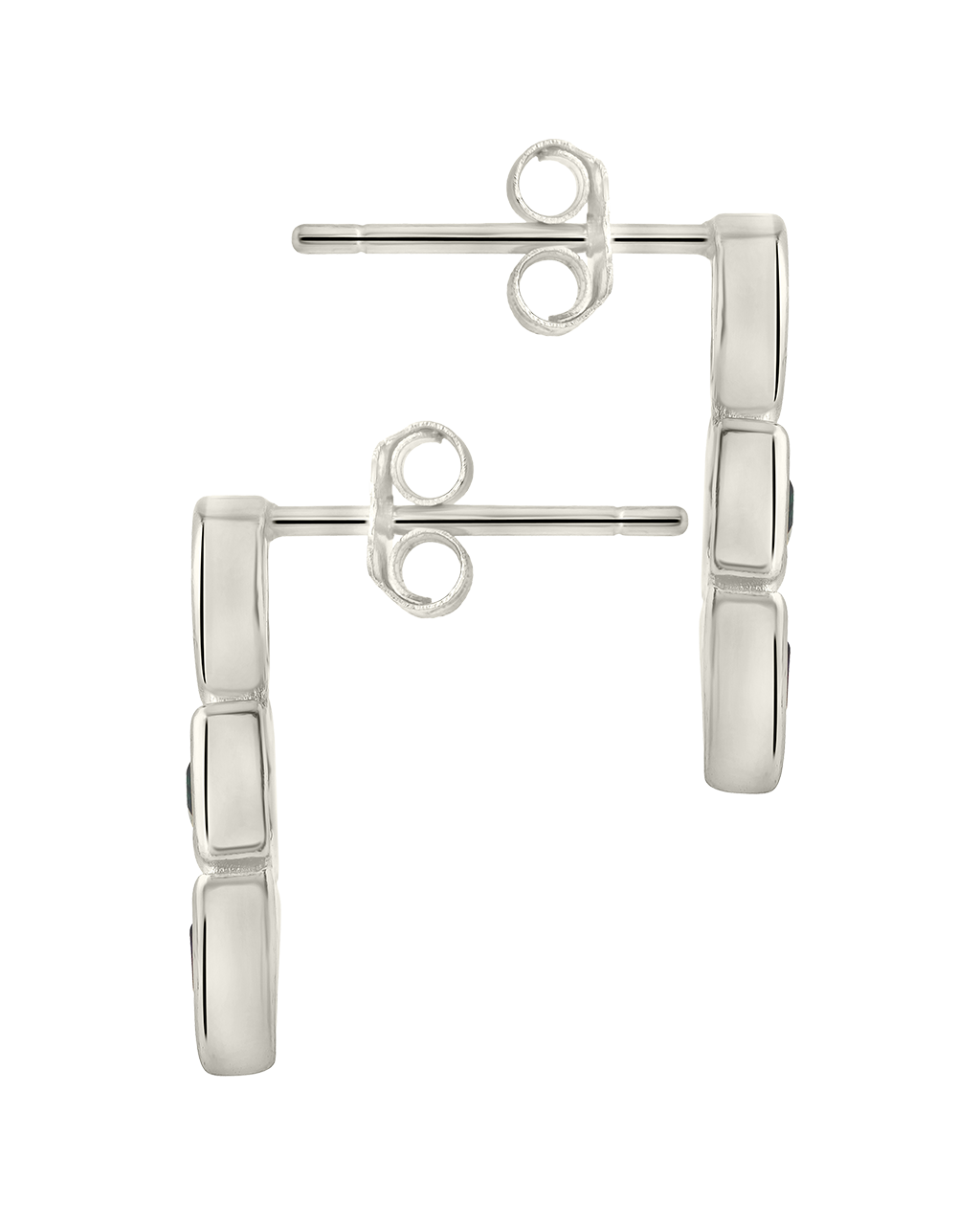 Lana Opal & CZ Drop Stud Earrings