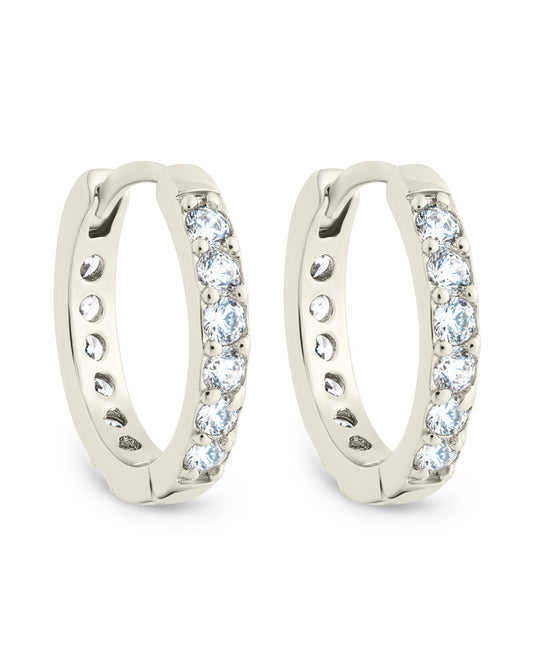 Zadie CZ Everyday Hoop Earrings