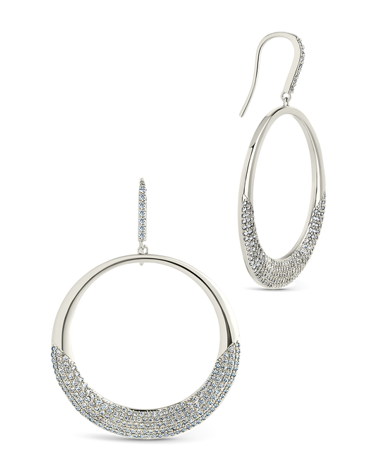 Muriel CZ O Drop Earrings