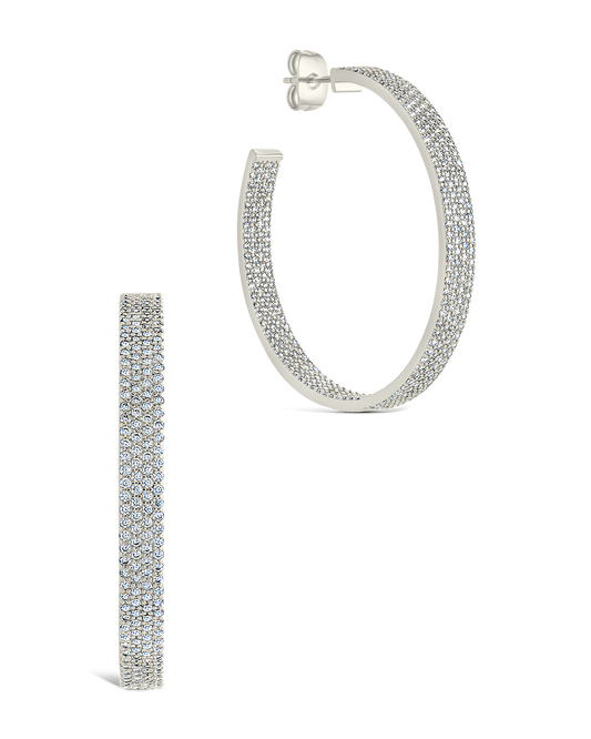 Velma CZ Statment Hoops