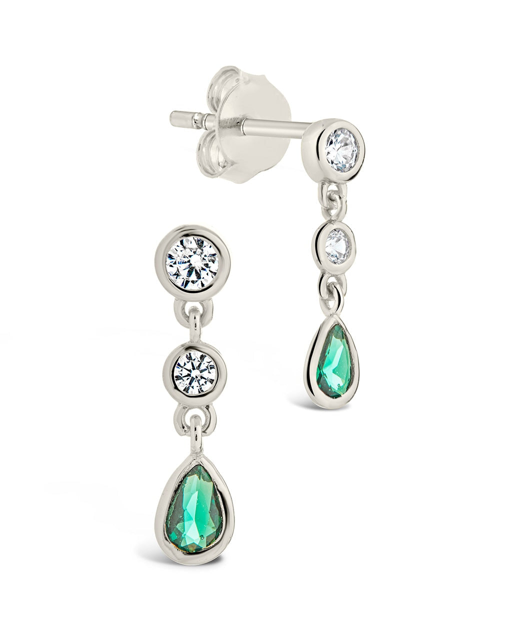 Mae Drop Studs Earring Sterling Forever Silver