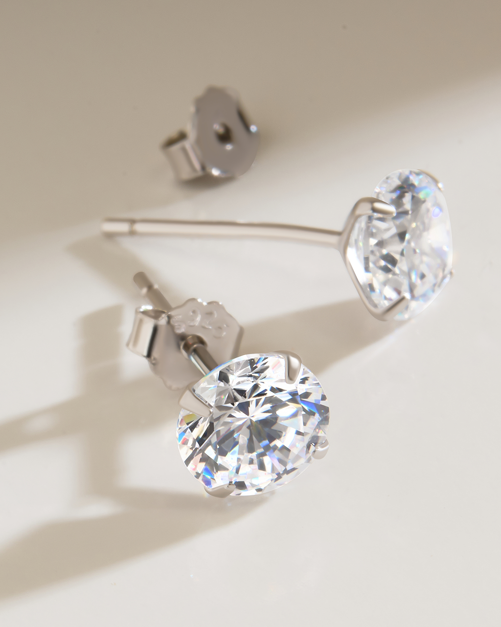 Sterling Silver Everyday Essential CZ Studs