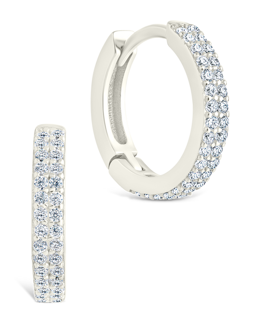 Sterling Silver Emerson Micro Hoops