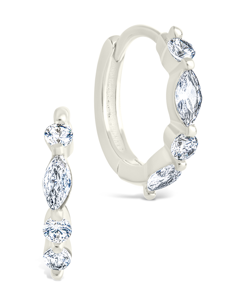 Sterling Silver Kensington Micro Hoops