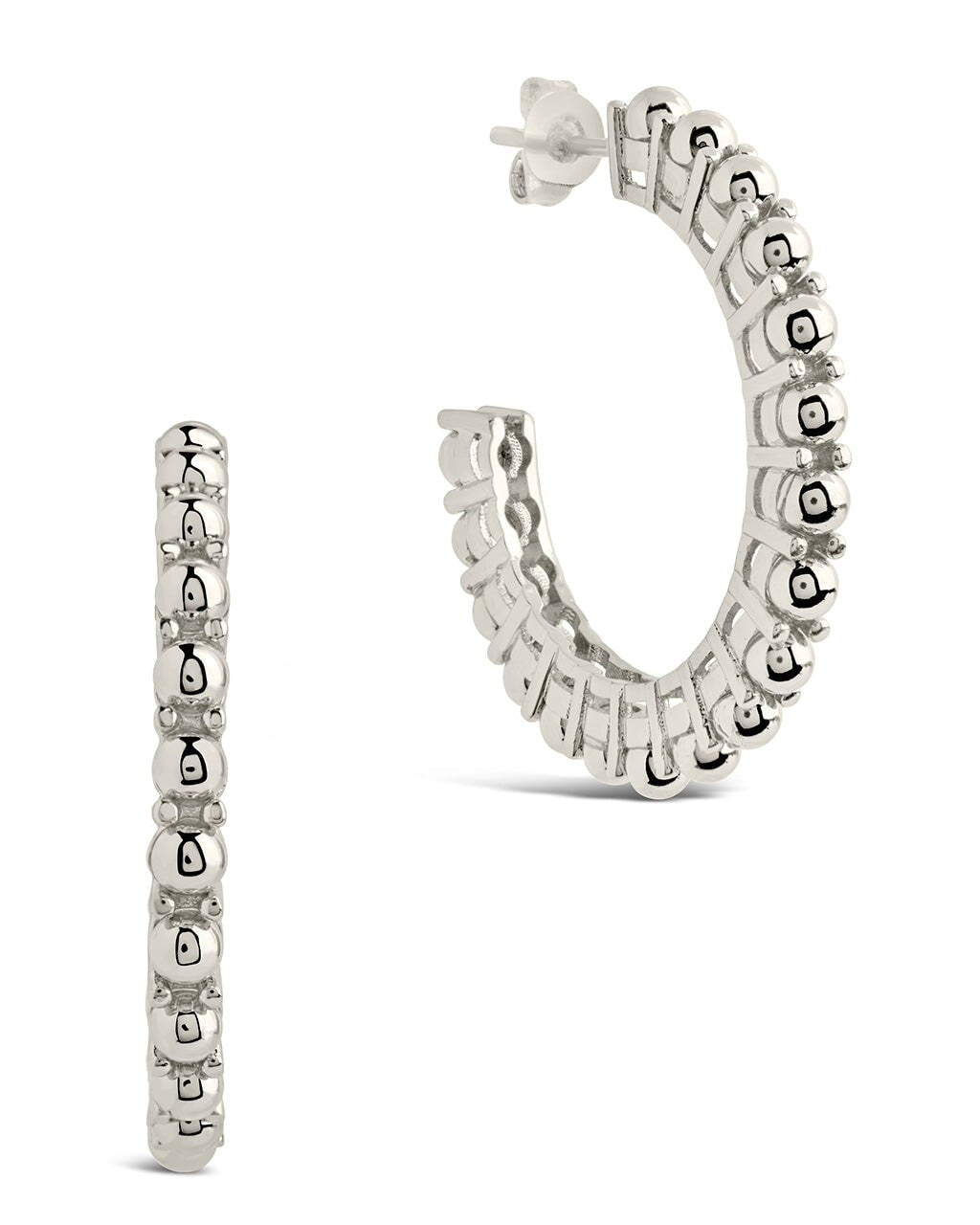 Kit Hoops Earring Sterling Forever Silver