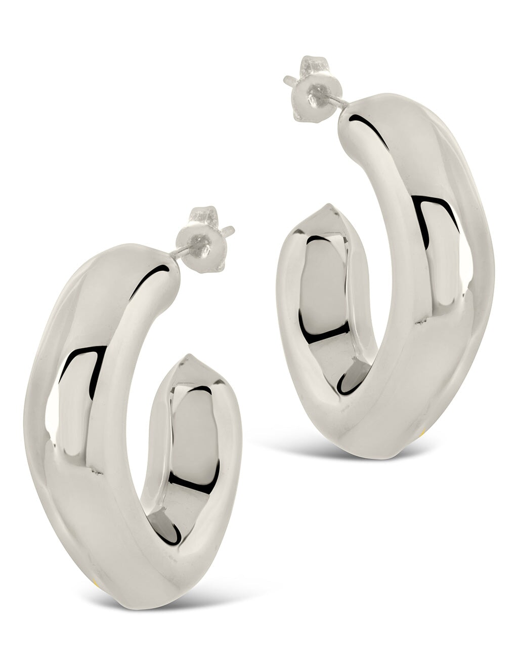 Miley Tube Hoops Earring Sterling Forever