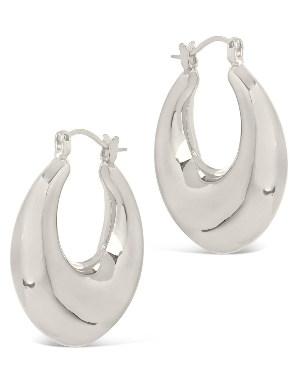 Pandora Tube Hoops Earring Sterling Forever