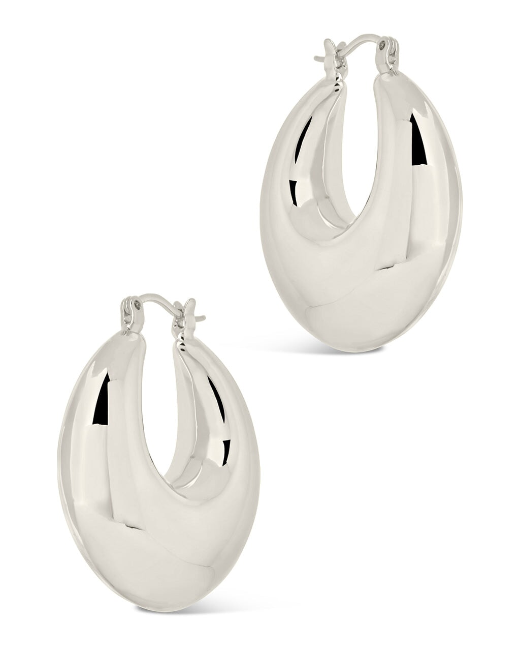 Ryder Tube Hoops Earring Sterling Forever