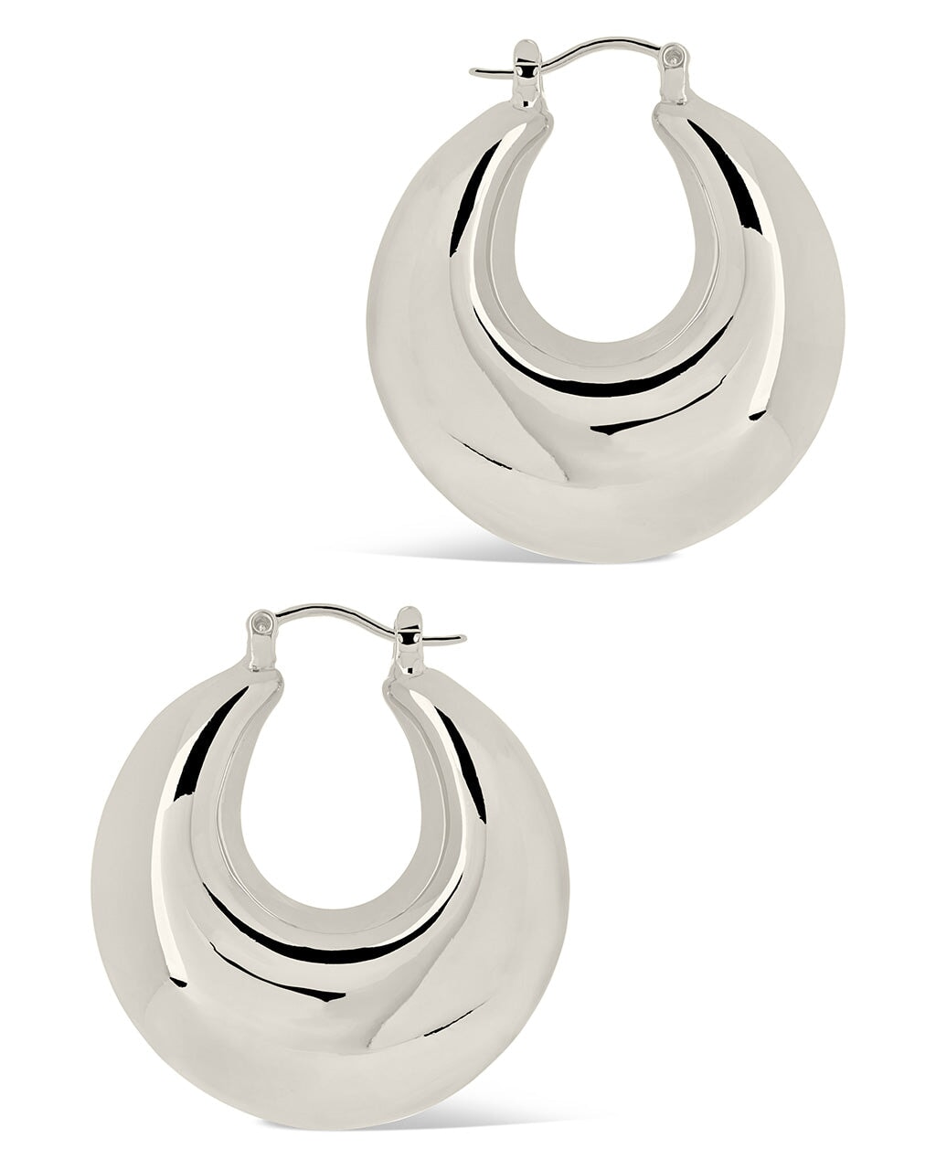 Ryder Tube Hoops Earring Sterling Forever