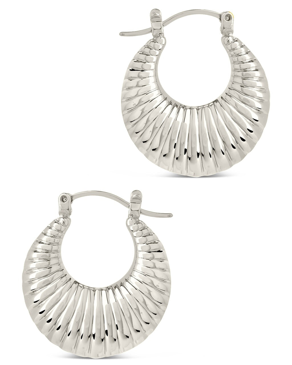 Stevie Tube Hoops Earring Sterling Forever