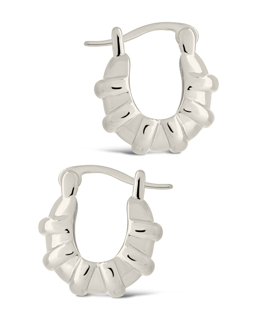 Abigail Micro Hoops Earring Sterling Forever